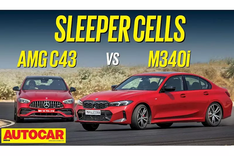Mercedes-AMG C43 vs BMW M340i comparison video